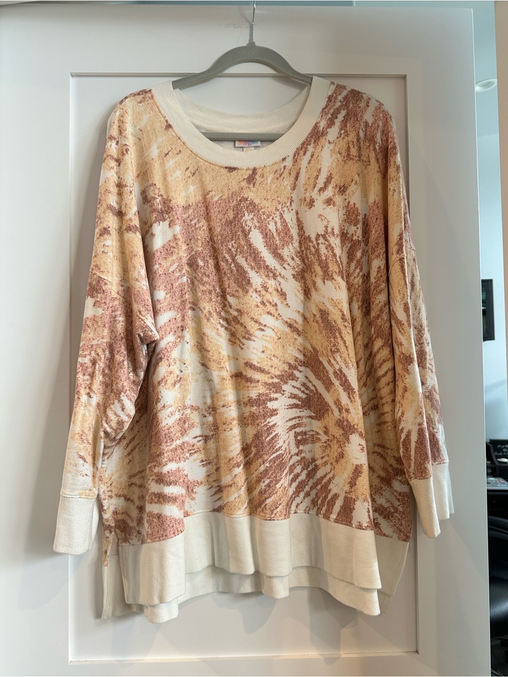 LuLaRoe Hannah Tie-Dye Crewneck Sweatshirt